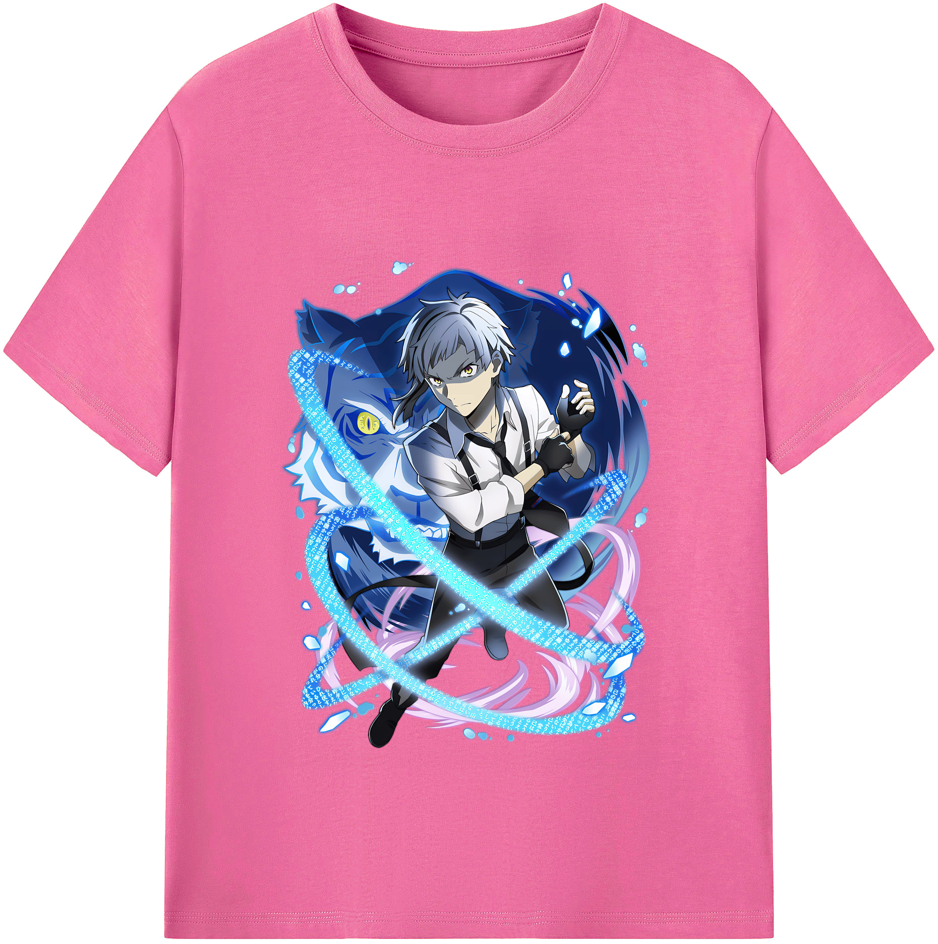 （画像用） 文豪ストレイドッグス Bungo Stray Dogs レディースカジュアルプリントTシャツ（綿100％）